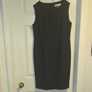 Kasper Classic Black Suit Dress 10 Petite